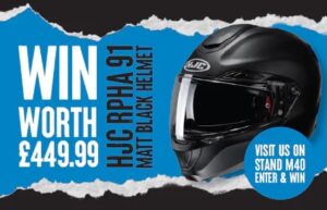 Devitt Insuranceが提供するHJC RPHA 91ヘルメットが当たる抽選会、Bristol Classic Motorcycle Showで開催