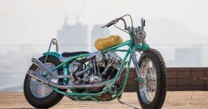チームワークが生んだ傑作、本物のピーナッツを使ったHarley Shovelheadカスタム