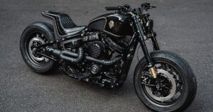 Rough Crafts流、限界まで振り切ったHarley Fat Boyカスタム