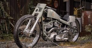 Satomariが手がけたS&S Cycle Panheadカスタム「The Aviator」