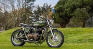 フランスの田舎の納屋から生まれたFCR OriginalのTriumph Scrambler