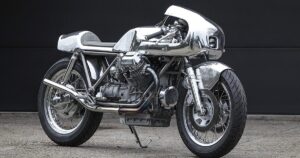 Shiny Hammerが手掛けるMoto Guzzi 1000SPカフェレーサーの美学