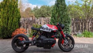 BMW K1100LTカフェレーサー、初走行で機械的トラブルに見舞われる