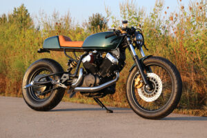 1年かけて30kg減量、Yamaha Virago 535カフェレーサー「Classy Nuisance」