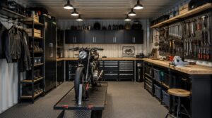 クリエイティブなライダーのための最高のバイクガレージデザインアイデア