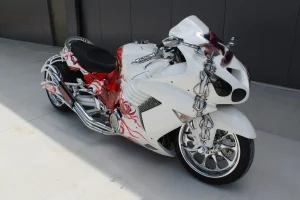 2007年式Kawasaki Ninja ZX-14 Spider-Manカスタム、オークション出品中