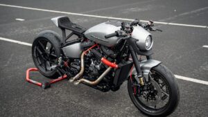 スーパーチャージャー搭載Harley-Davidson Low Rider Sカフェレーサー、Powerbricksの圧倒的カスタム