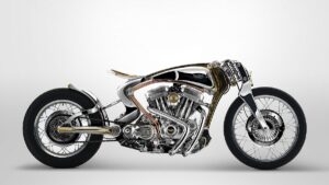 インドネシアのビルダーが手作りしたボードトラッカー、Harley Sportsterエンジンを搭載
