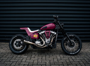 Ironwood Motoが手掛けるピンク・サベージ、Harley-Davidson Street Bobのストリートトラッカー