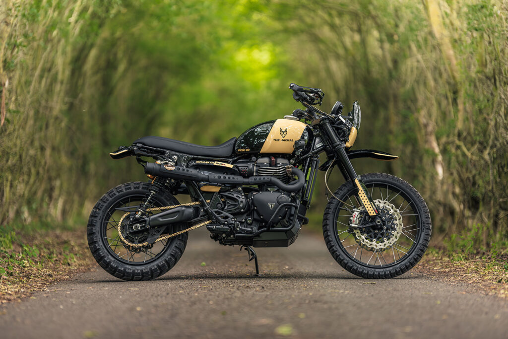 THE JACKAL Poulson Creative Triumph Scrambler 1200