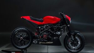 Ducati Multistrada大変身！迫力のカフェレーサーカスタムに注目