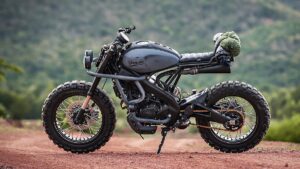 K-SpeedがYamaha XSR155を大胆カスタム、小排気量トレイルブレイカー誕生
